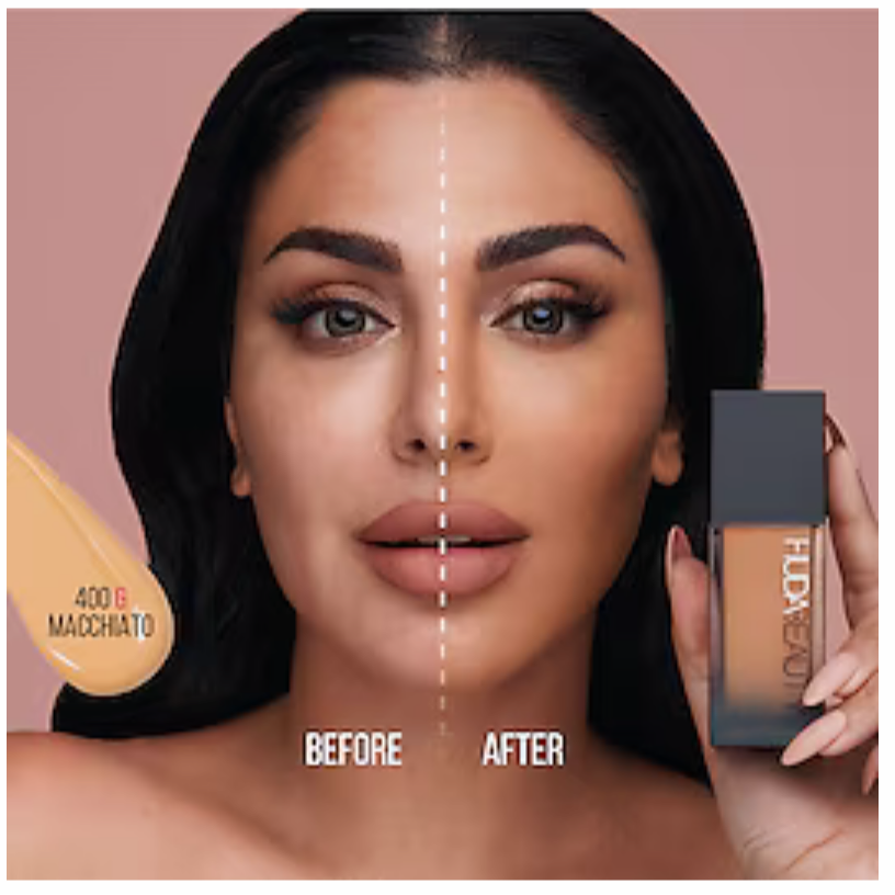 HUDA BEAUTY réf 300N
#FAUXFILTER Luminous Matte - Fond de Teint Liquide Haute Couvrance