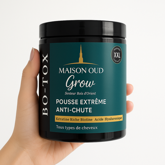 GROW Keratine Ricin Biotine Acide Hyaluronique