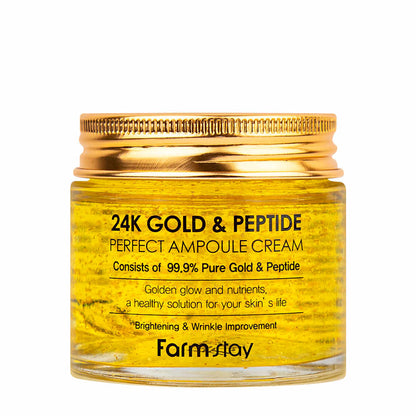 Crème Ampoule FARMSTAY 24K Gold & Peptide Perfect, 80 ml