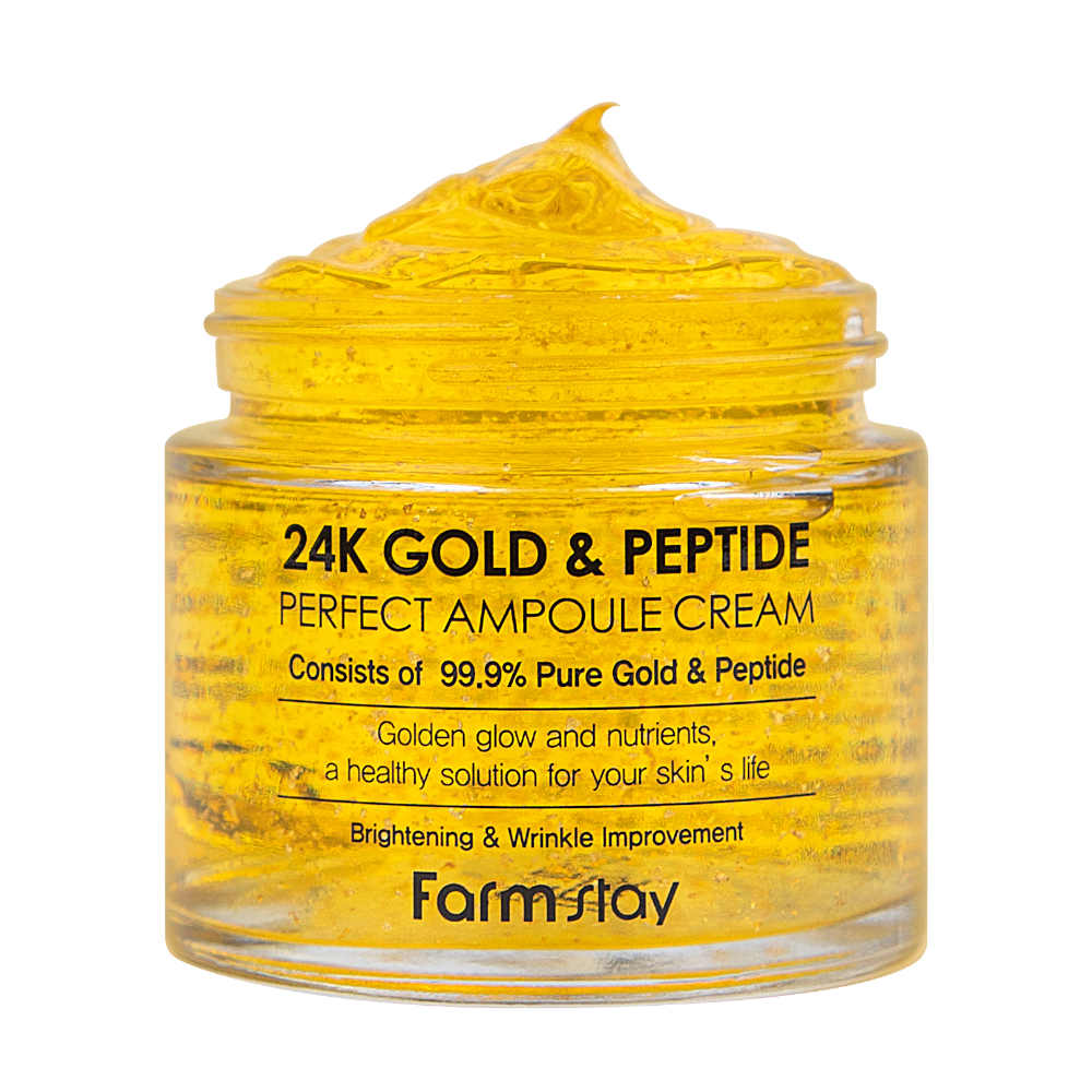 Crème Ampoule FARMSTAY 24K Gold & Peptide Perfect, 80 ml