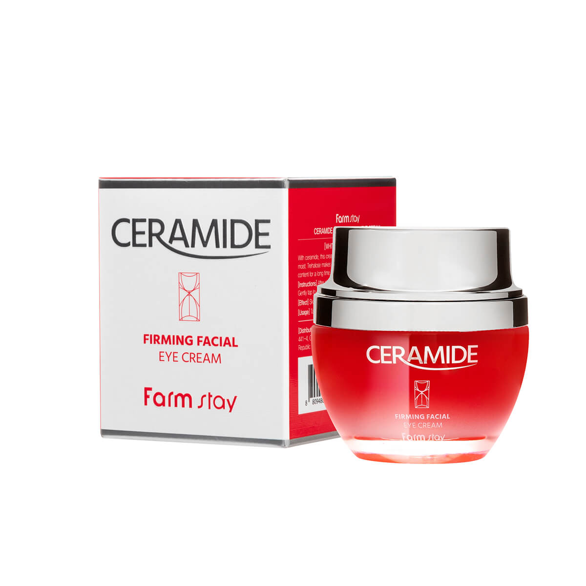 Crème Contour des Yeux FARMSTAY Ceramide Raffermissante, 50 ml