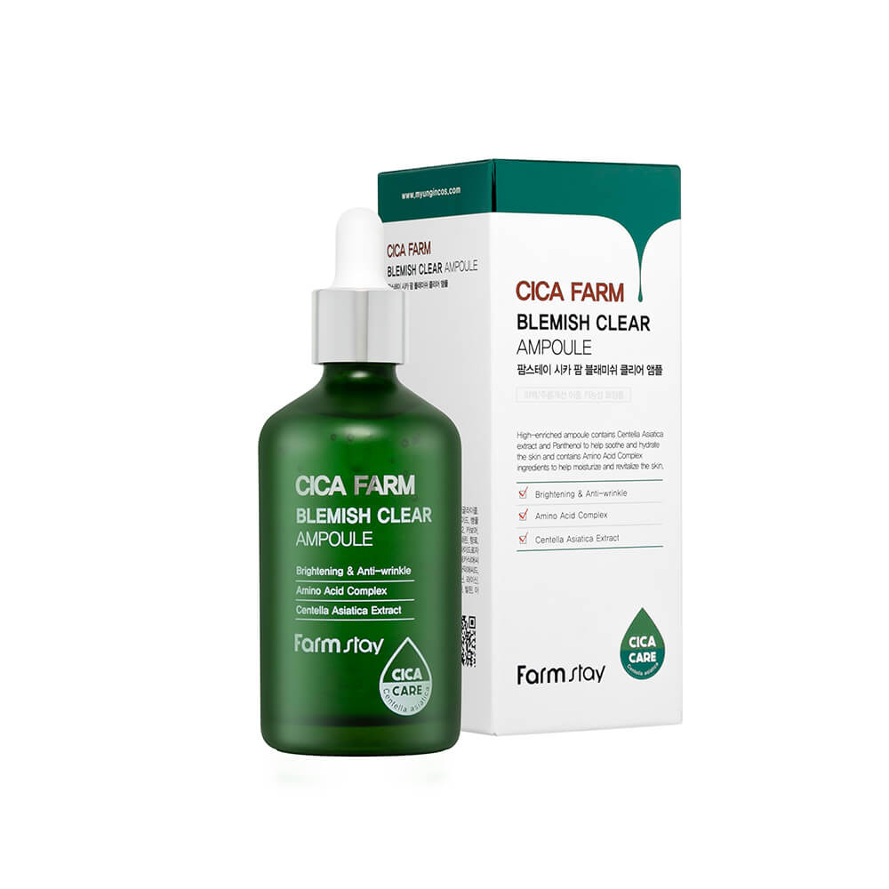 Ampoule FARMSTAY Cica Farm Blemish Clear, 100 ml