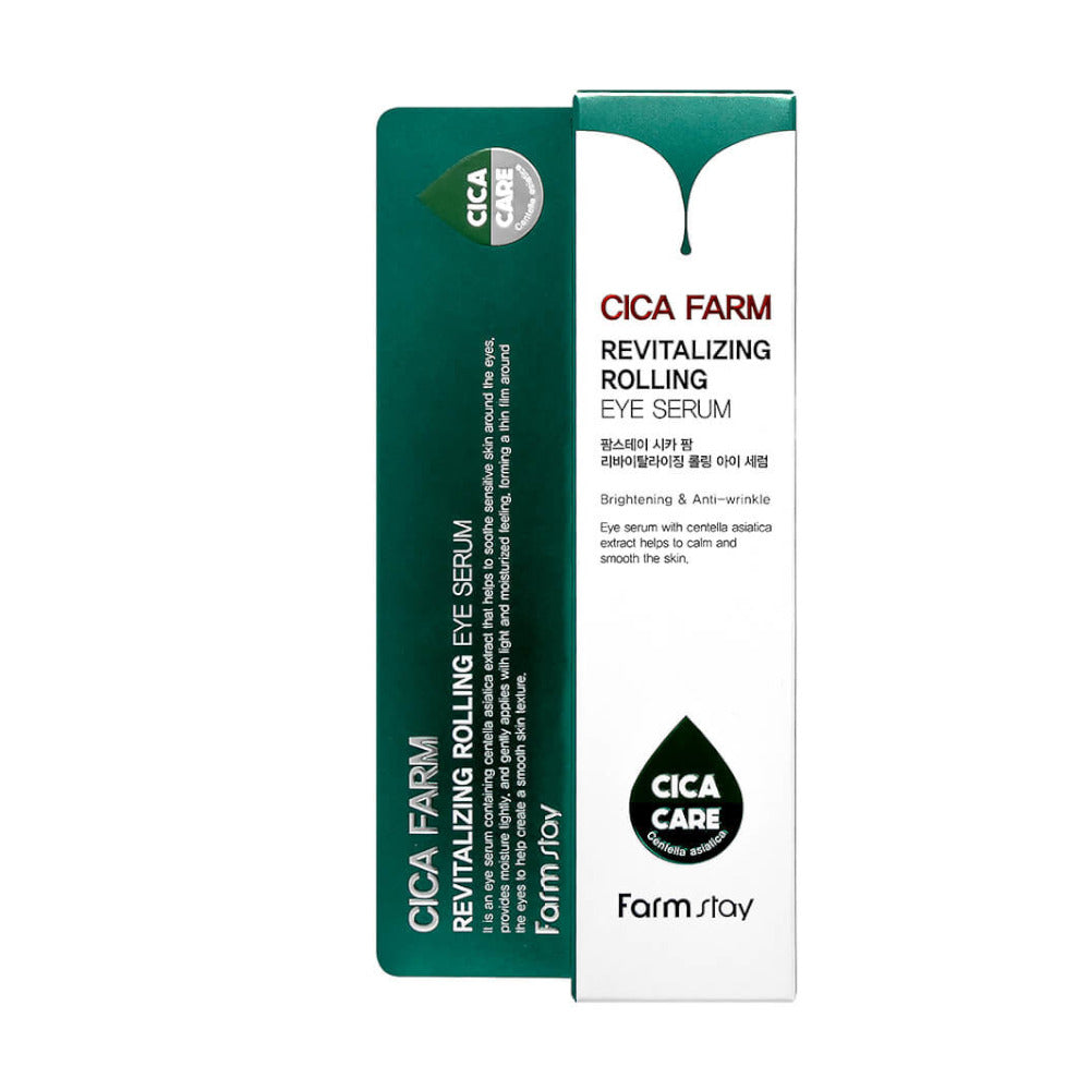 Sérum Roll-On FARMSTAY Cica Farm Revitalizing Contour des Yeux, 25 ml