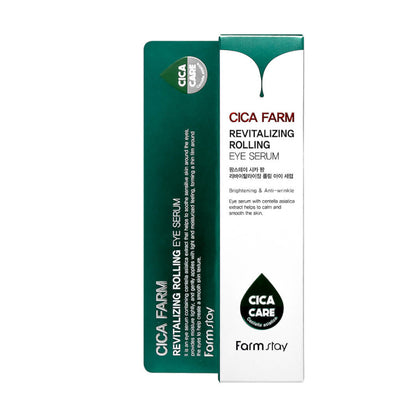 Sérum Roll-On FARMSTAY Cica Farm Revitalizing Contour des Yeux, 25 ml