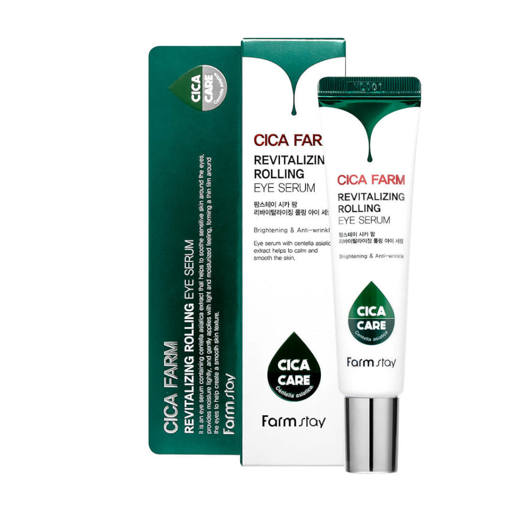 Sérum Roll-On FARMSTAY Cica Farm Revitalizing Contour des Yeux, 25 ml