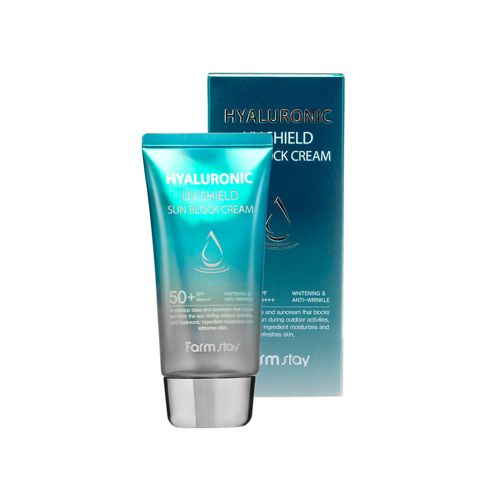 Crème Solaire FARMSTAY Hyaluronic UV Shield SPF50+ PA+++, 70 g