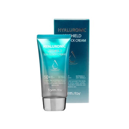 Crème Solaire FARMSTAY Hyaluronic UV Shield SPF50+ PA+++, 70 g