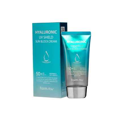 Crème Solaire FARMSTAY Hyaluronic UV Shield SPF50+ PA+++, 70 g