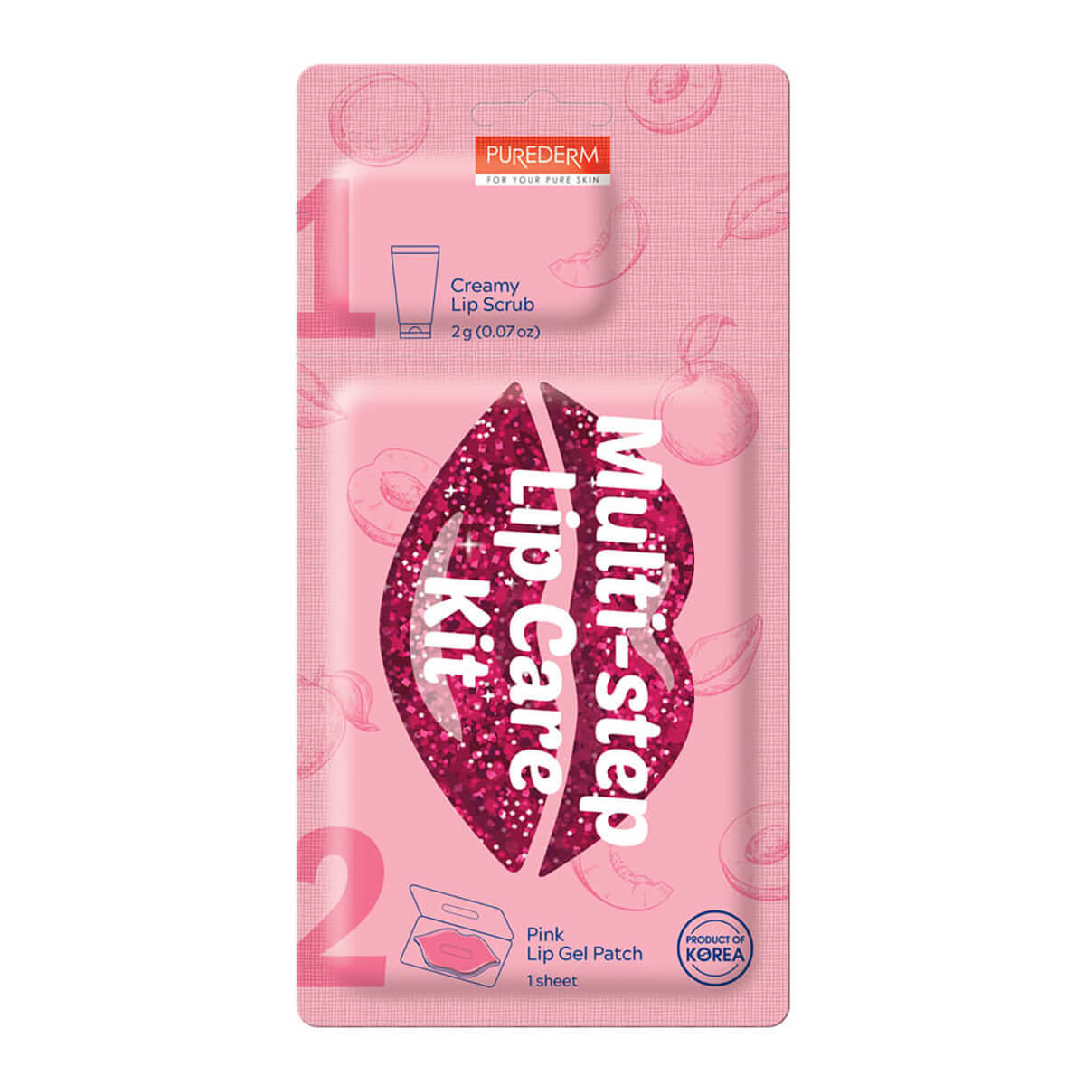 PUREDERM Kit Soin des Lèvres en 2 Étapes