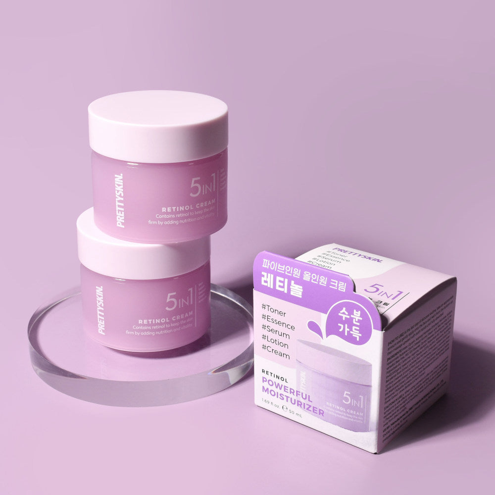 Crème 5in1 Rétinol PRETTYSKIN, 50 ml