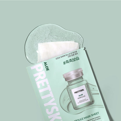 Masque Tissu Ampoule ALOE PRETTYSKIN, 23 g
