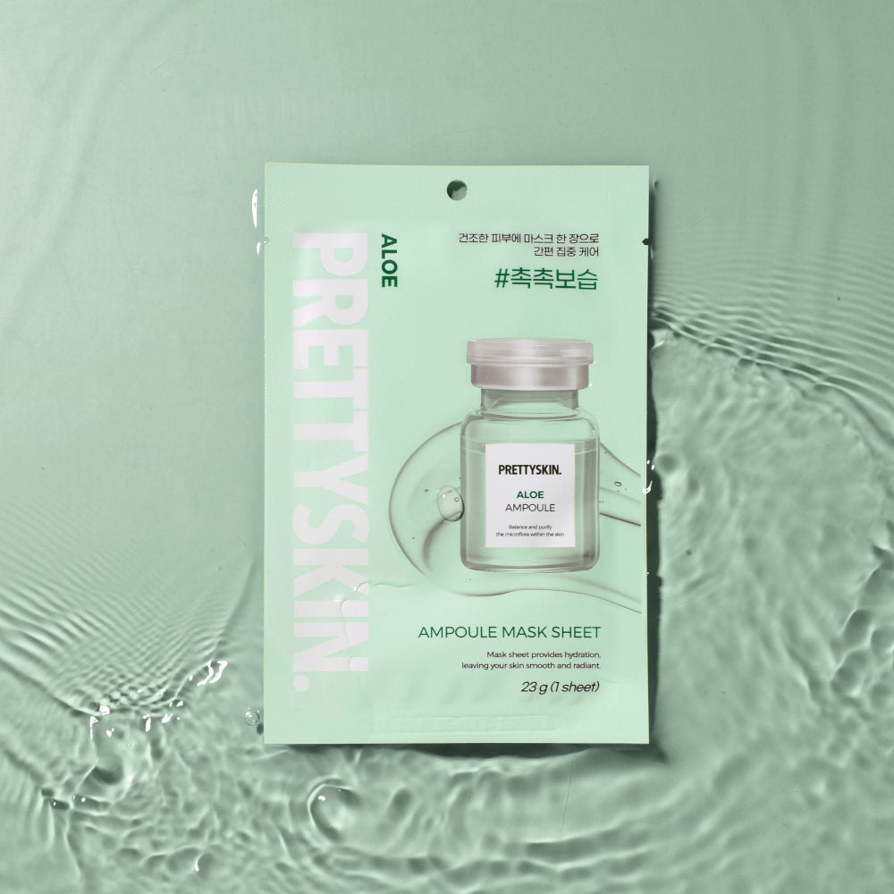 Masque Tissu Ampoule ALOE PRETTYSKIN, 23 g