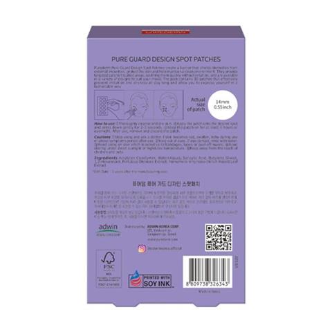 PUREDERM Pure Guard Design Spot Patches, 30 pcs - visuel 2