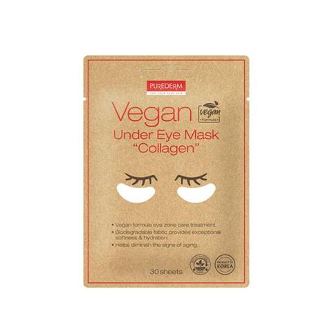 PUREDERM Vegan Under Eye Mask Collagen, 30 pcs - visuel 1