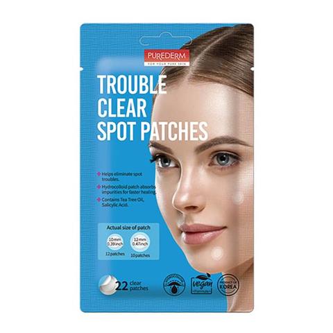 PUREDERM Trouble Clear Spot Patches, 22 pcs - visuel 1