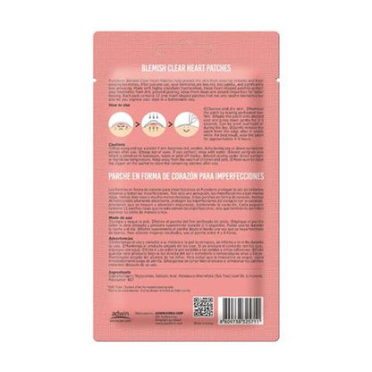 PUREDERM Blemish Clear Heart Patches, 12 pcs - visuel 2