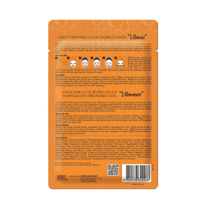 PUREDERM Masque Bulles Purifiant Cloud Bubble VITAMIN - vue 2