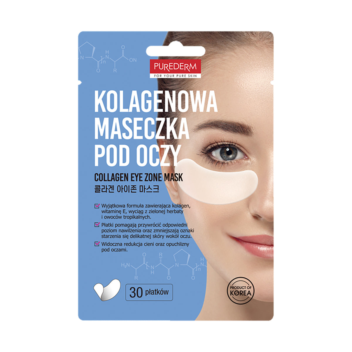 PUREDERM Collagen Eye Zone Mask 30 pcs