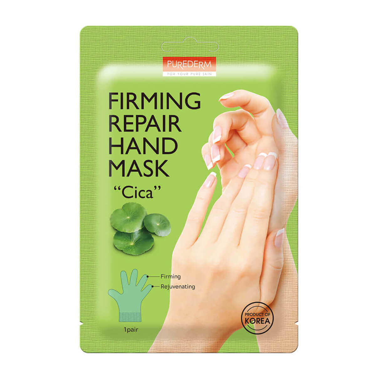 PUREDERM Masque Réparateur Raffermissant pour Mains CICA - vue 2