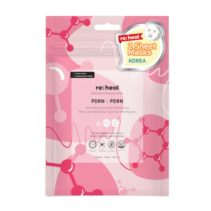 RE:HEAL 2-Sheet Face Mask PDRN - image 1