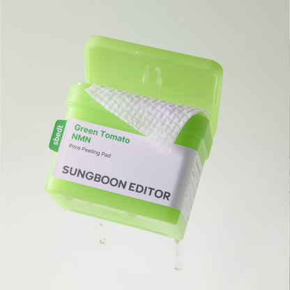 SUNGBOON EDITOR Green Tomato NMN Pore Peeling Pad - image 3