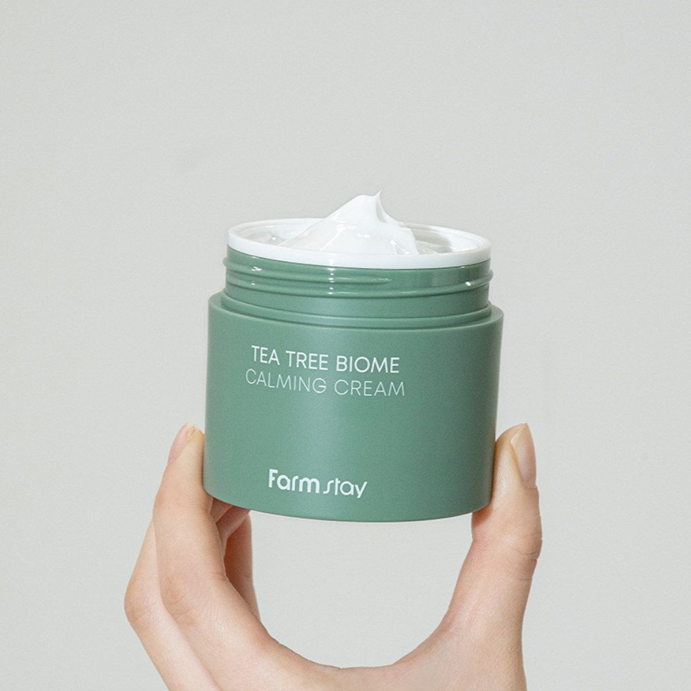 Crème Apaisante FARMSTAY Tea Tree Biome Calming Cream, 80 ml - image 5
