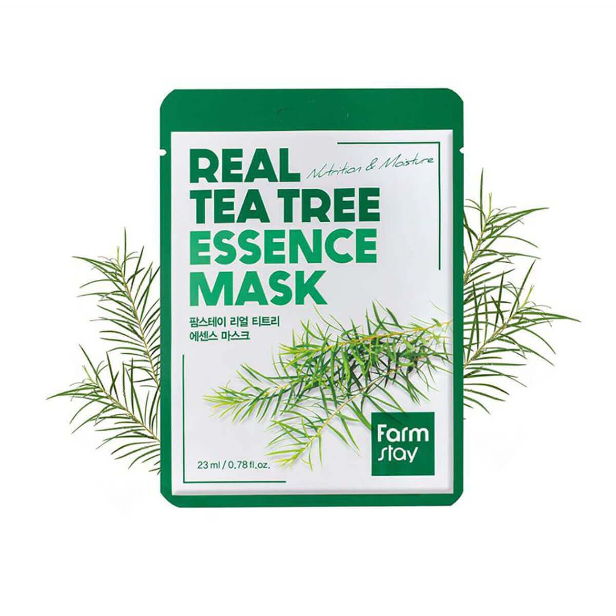 Masque Tissu FARMSTAY Real Tea Tree Essence Mask, 23 ml - image 1