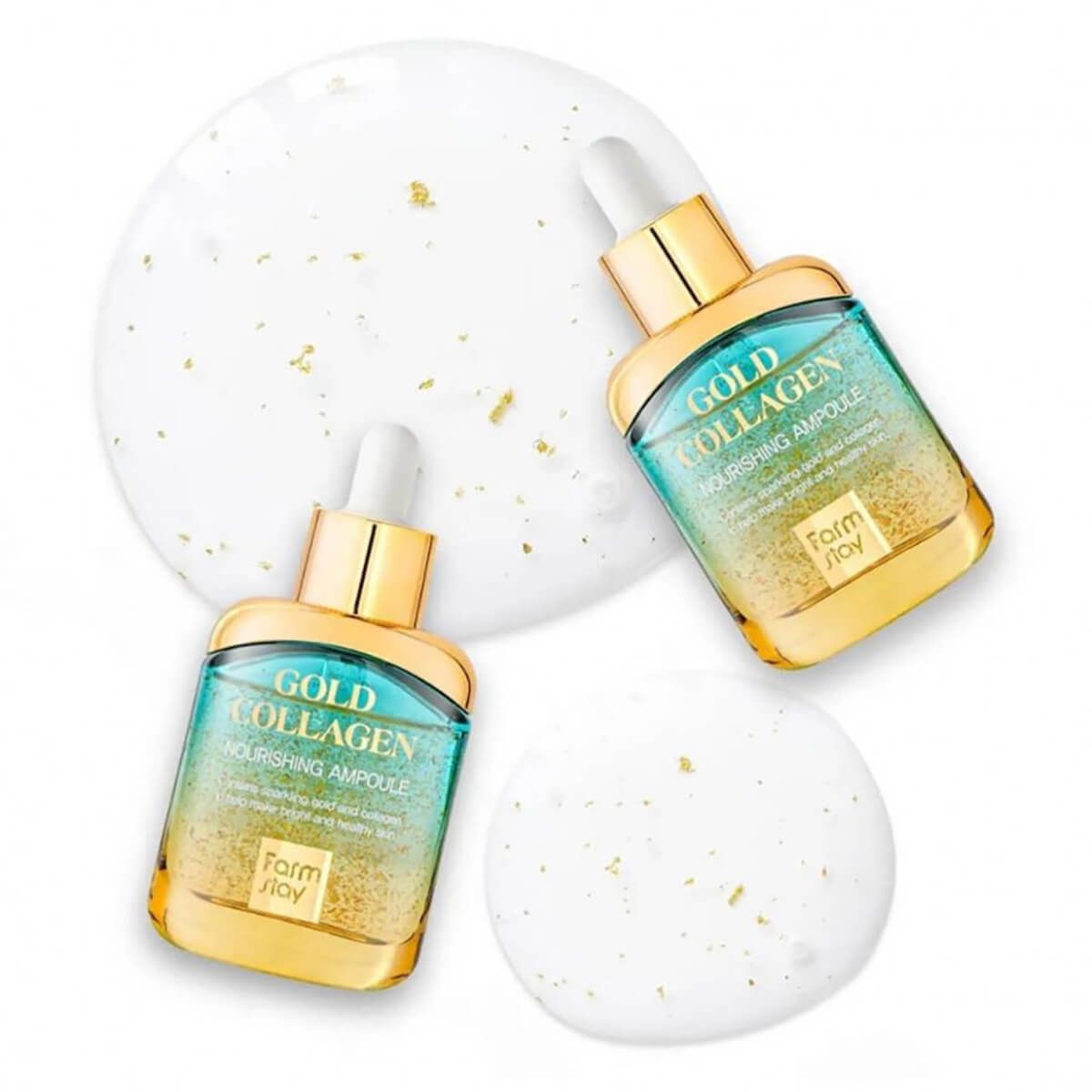 Ampoule Nourrissante FARMSTAY Gold Collagen, 35 ml - image 4