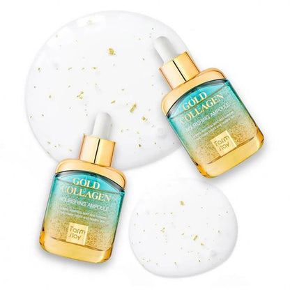Ampoule Nourrissante FARMSTAY Gold Collagen, 35 ml - image 4