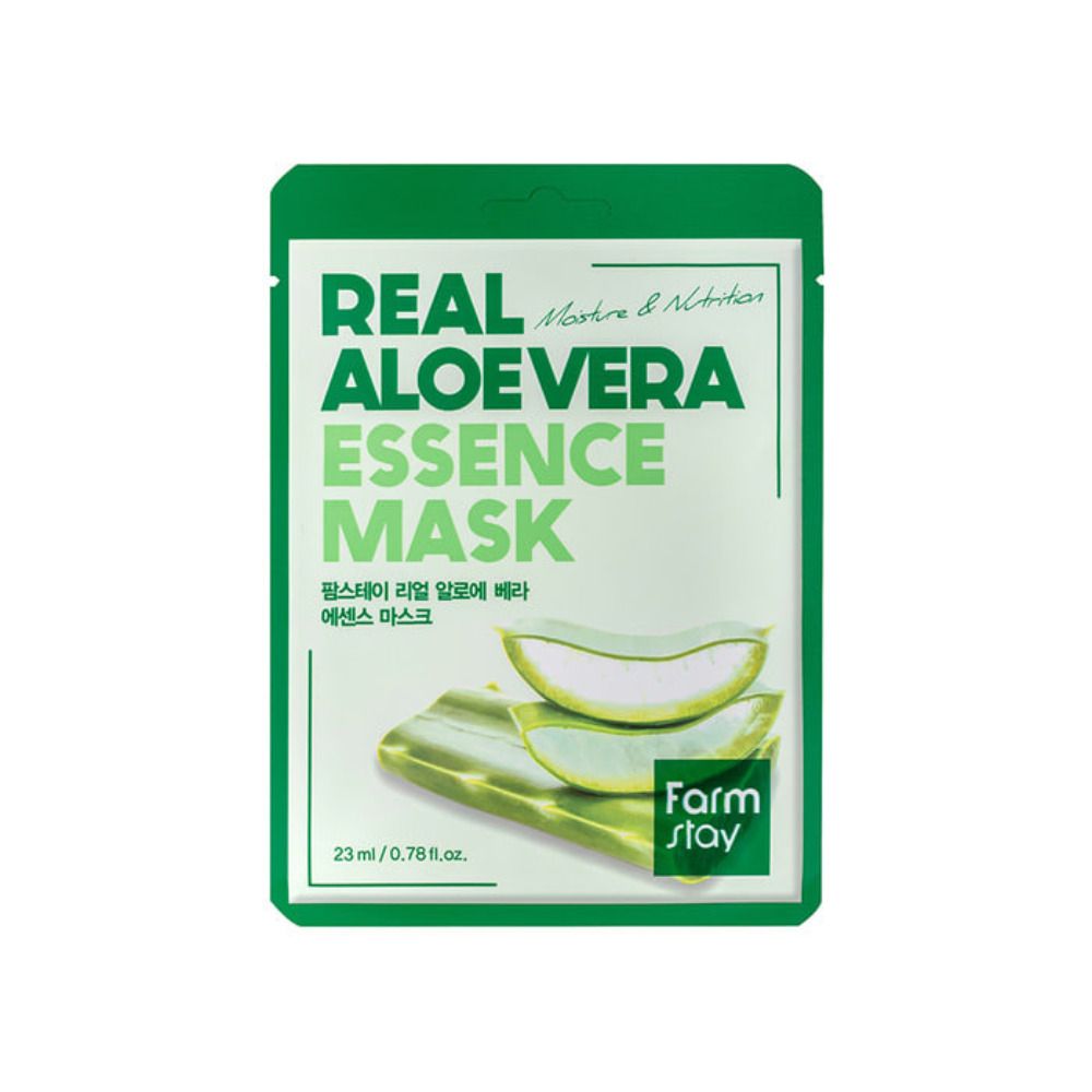 Masque Tissu FARMSTAY Real Aloevera Essence Mask, 23 ml - image 2